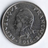 Монета 20 франков. 2016 год, Новая Каледония.