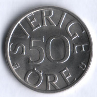 50 эре. 1985 год, Швеция. U.