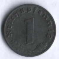 Монета 1 рейхспфенниг. 1942 год (B), Третий Рейх.