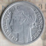 Монета 2 франка. 1948 год, Франция.
