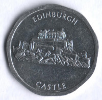 Национальный транспортный токен 50. "Edinburgh castle", Великобритания.