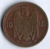 10 лей. 1930(a) год, Румыния.