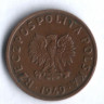 Монета 5 грошей. 1949 год, Польша.