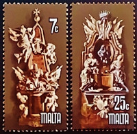 Набор марок (2 шт.). "Европа (C.E.P.T.) - Архитектура". 1978 год, Мальта.