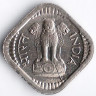 Монета 5 пайсов. 1965(C) год, Индия.