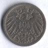 Монета 5 пфеннигов. 1894 год (A), Германская империя.