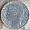 Монета 2 франка. 1948(B) год, Франция.