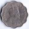Монета 1 анна. 1909 год, Британская Индия.