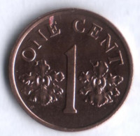 1 цент. 1993 год, Сингапур.