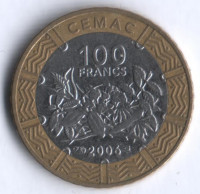 100 франков. 2006 год, Центрально-Африканские Штаты.