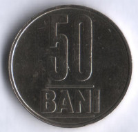 50 бани. 2009 год, Румыния.