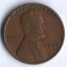 1 цент. 1948 год, США.
