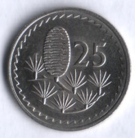 Монета 25 милей. 1981 год, Кипр.
