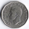 Монета 5 центов. 1947 год, Канада.