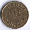 Монета 1 крона. 1941 год, Дания. N;GJ.