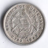 Монета 5 сентаво. 1943(P) год, Гватемала.