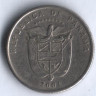 Монета 1/10 бальбоа. 2001 год, Панама.