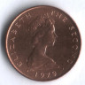 Монета 1/2 пенни. 1979(АА) год, Остров Мэн.