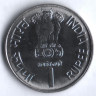 1 рупия. 2002(H) год, Индия. Джаяпракаш Нараян.