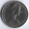 Монета 20 центов. 1967 год, Новая Зеландия.