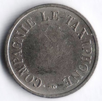 Телефонный жетон Франции. Тип IIIb.