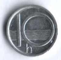 10 геллеров. 1999 год, Чехия.