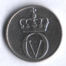 Монета 10 эре. 1972 год, Норвегия.