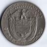 Монета 1/2 бальбоа. 1986 год, Панама.