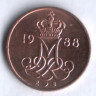 Монета 5 эре. 1988 год, Дания. R;B.
