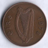 Монета 2 пенса. 1978 год, Ирландия.