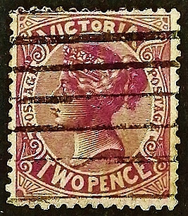Почтовая марка. "Королева Виктория". 1905 год, Виктория.