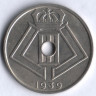 Монета 25 сантимов. 1939 год, Бельгия (Belgique-Belgie).