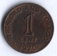 1 цент. 1970 год, Тринидад и Тобаго (колония Великобритании).