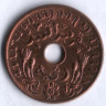 Монета 1 цент. 1945(S) год, Нидерландская Индия.