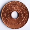 Монета 1/2 пенни. 1952(H) год, Британская Западная Африка.