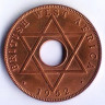 Монета 1/2 пенни. 1952(H) год, Британская Западная Африка.