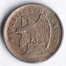 Монета 5 сентаво. 1920 год, Чили.
