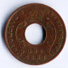 Монета 1 цент. 1928(H) год, Британская Восточная Африка.