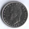 Монета 5 песет. 1983 год, Испания.