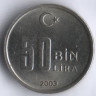 50000 лир. 2003 год, Турция.