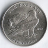 Монета 1 лира. 2009 год, Турция. Орлы.