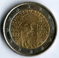 Монета 2 евро. 2013(Fl) год, Финляндия. Франс Эмиль Силланпяя.