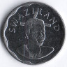 Монета 20 центов. 2015 год, Свазиленд.