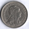 Монета 1 эскудо. 1966 год, Португалия.