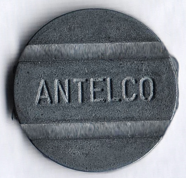 Телефонный жетон ANTELCO "K", Парагвай.