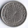 Монета 50 рейхспфеннигов. 1928 год (A), Веймарская республика.