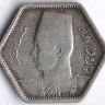 Монета 2 пиастра. 1944 год, Египет.