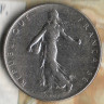 Монета 1 франк. 1964 год, Франция.