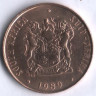 2 цента. 1989 год, ЮАР.