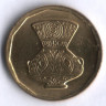 Монета 5 пиастров. 2004 год, Египет.